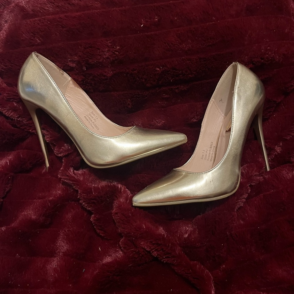 Gold heels